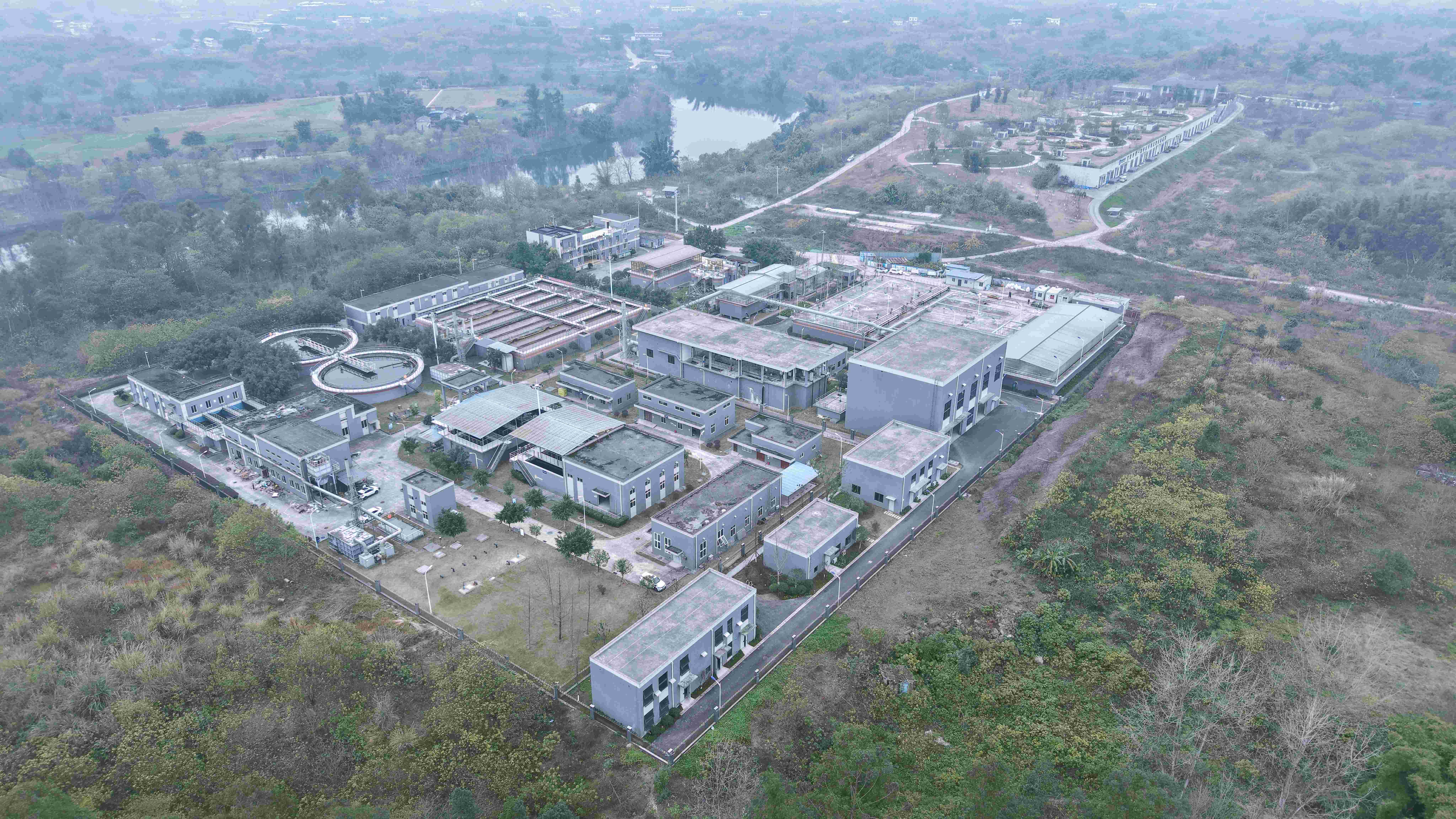 匯東建工 | 自貢高新區(qū)污水處理廠建設(shè)項目工藝部分順利通過竣工驗收